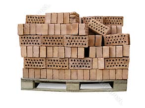 Heap Of Bricks On A Palette - Building Supplies