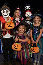Happy Halloween party trick or treating
