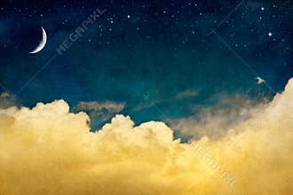 Moon and Cloudscape
