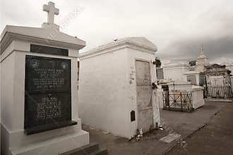 Marie Laveau gravesite in St Louis Cemetery No 1