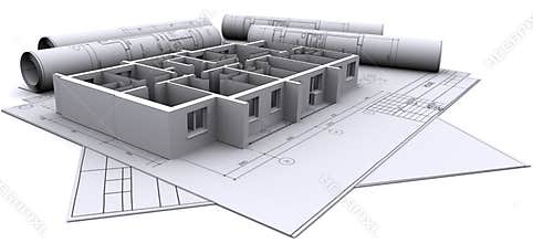Walls on construction drawings