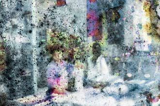 A painting effect on a photograph