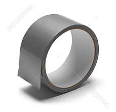 Grey Duct Tape Roll