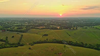 Sunset over Central Kentucky