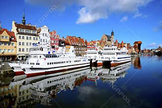 Gdansk harbor, poland