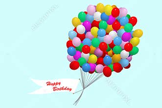 Birthday party balloons