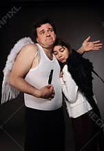 Mr. Angel and Mrs. Angel
