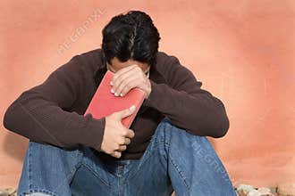 Man praying