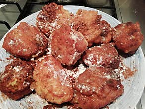 Delicious fresh  cinnamon  doughnuts