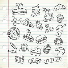 Food doodle