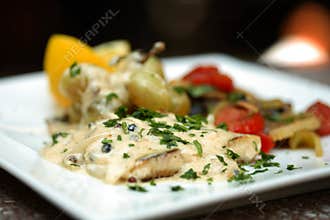 Plate of food