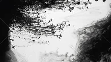 Black ink motion horror fear swirl dark scary