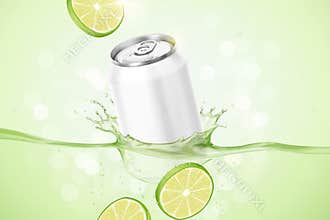 Lime flavor beverage ads
