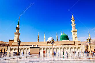 The Holy Masjid Madinah Beautiful view