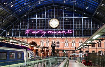 Time - railway station clock