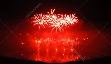Red Fireworks