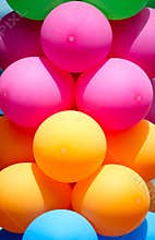 Colourful air balloons.