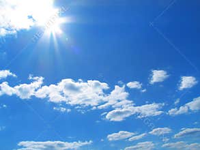 Sky-sun-clouds