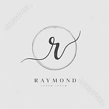 Elegant Initial Letter Type R Logo