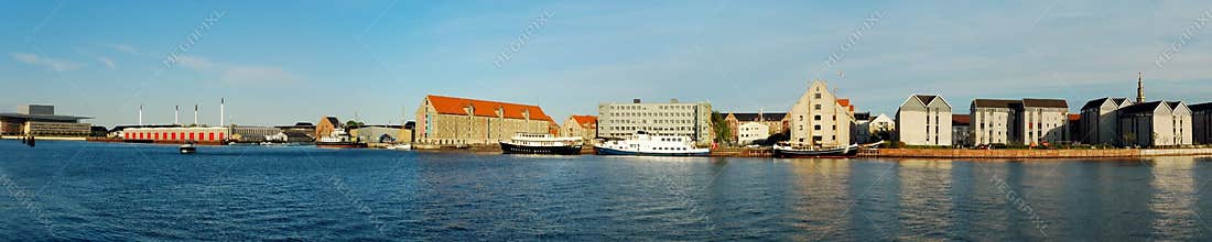 Copenhagen canal panorama