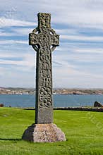 Old memorial celtic cross
