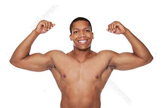 Muscular man - biceps