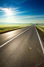Sunny road