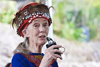 Dr. Jane Goodall MACK Daru tribes in Taitung Taiwa