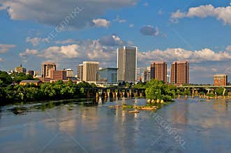 Cityscape of Richmond, Virginia.