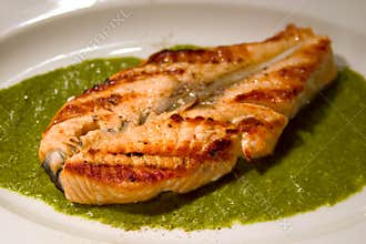 Roasted fish