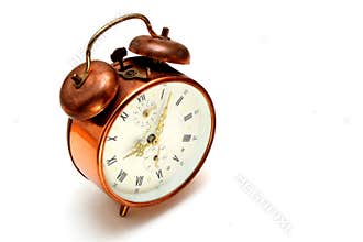 Copper alarm clock