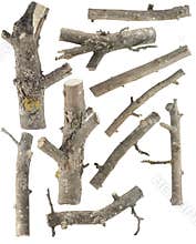 Logs set for smoking