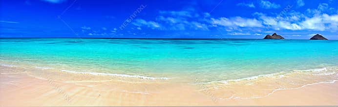 Dream panorama beach