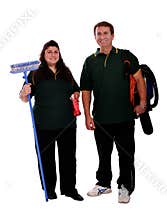Couple of cleaners