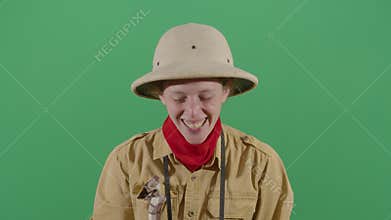 Contagious Laughter Of A Woman Explorer