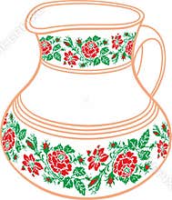 Classic Ukrainian jug.