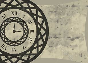 Time clock banner