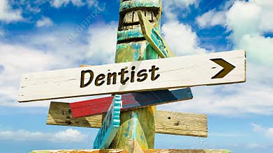 Street Sign to Dentist