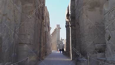 Luxor temple in Luxor, ancient Thebes, Egypt.