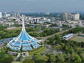 Kuching: The Capital of Sarawak - The Landmark Buildings and Tourist Attraction areas of the City