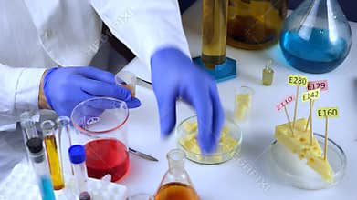The concept of diet and healthy lifestyle. Top view of a plate in which lies a cucumber, with a fork and a knife, is on the table