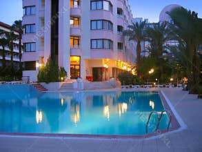 Hotel at night