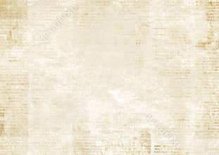Newspaper with old grunge vintage unreadable paper texture background