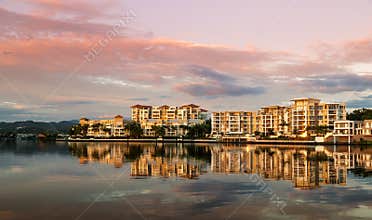 Dawn at Varsity Lakes, Gold Coast, Queensland, Australia