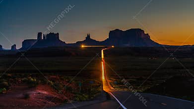 Driving to Monument Valley