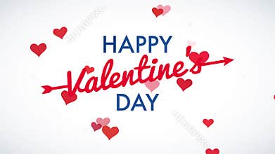 Happy valentines day celebration design