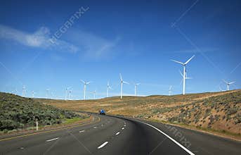 Wyoming Wind Turbines. Power. Energy.