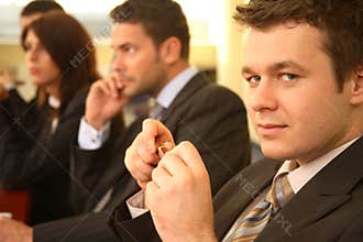 Group of business people at a Conference
