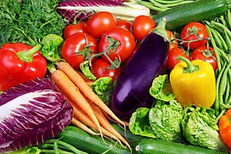 Assortment of fresh vegetables