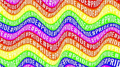 Modern Gay Pride Social Media Background